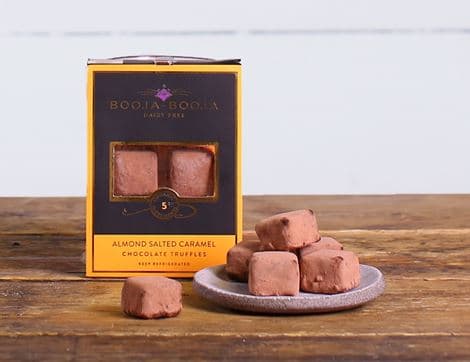 Almond Salted Caramel Truffles