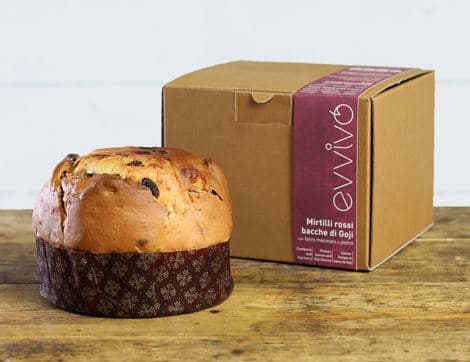 Cranberry & Goji Berry Panettone, Organic, Evvivo (500g)