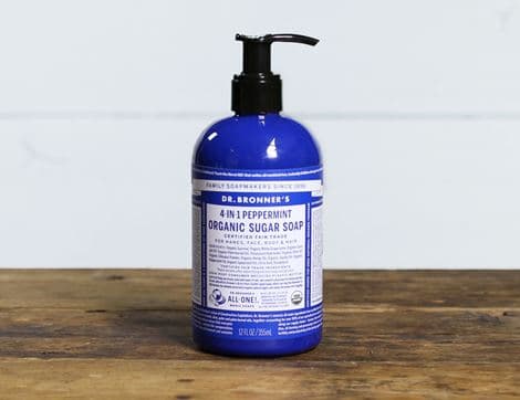 Sugar Soap, Peppermint Scented, Dr Bronner's
