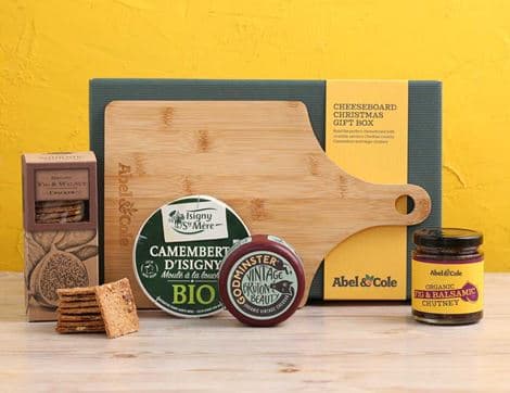 The Abel & Cole Christmas Cheeseboard Gift Box