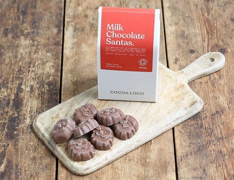 Milk Chocolate Santas