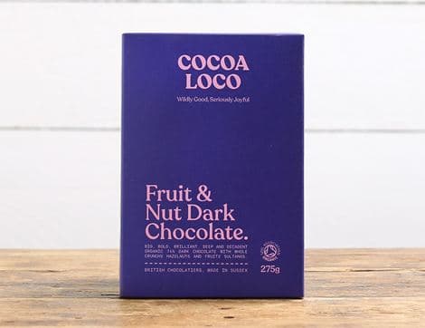 Dark Chocolate Hazelnut & Sultana Chunky Bar