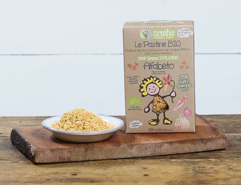 Alphabet with Vegetables Children's Pasta