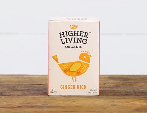 Ginger Kick Tea, Organic, Higher Living (15 bags)