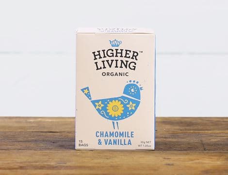Chamomile & Vanilla Tea, Organic, Higher Living (15 bags)