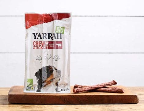 Dog Chew Sticks with Beef, Seaweed & Spirulina,