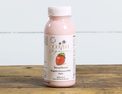 Strawberry, Dairy Free, Coconut Milk Kefir