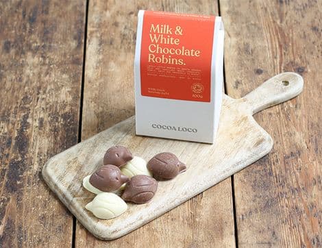 Milk & White Chocolate Robins