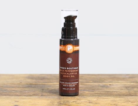 Body Oil, Wild Peppermint & Eucalyptus