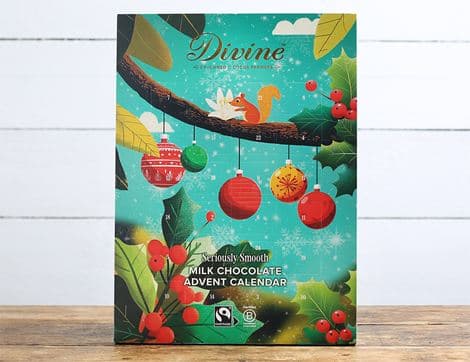 Milk Chocolate Advent Calendar, B Corp, Non-Organic
