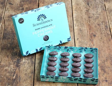 Dark Chocolate Peppermint Creams, B Corp, Non-Organic