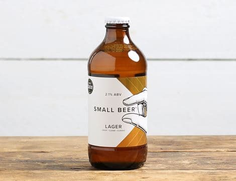 Small Beer Lager, 2.1%, B Corp, Non-Organic