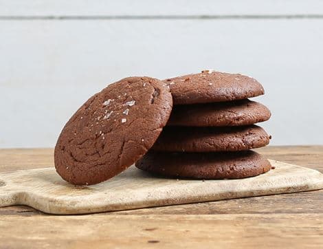 Salted Chocolate & Pistachio Fudge Cookies