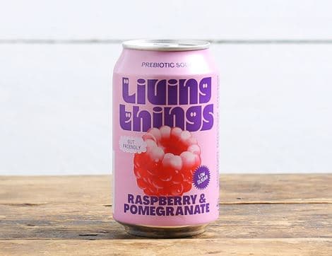 Raspberry & Pomegranate Soda, Non-Organic