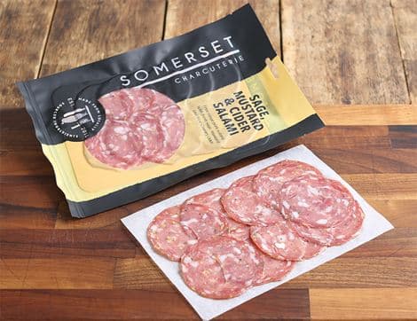 Sage & Mustard Salami, Free Range, Non-Organic