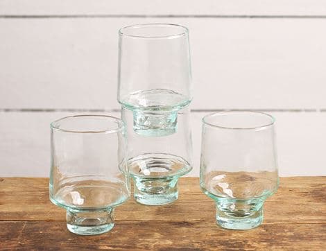 Clear Tall Wine Glass