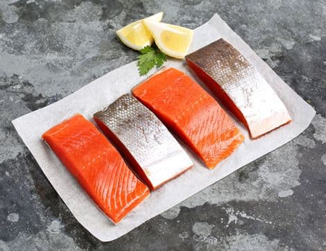 Wild Sockeye Salmon Fillet Steaks