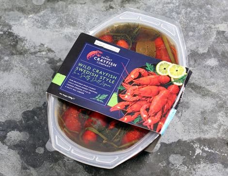 Swedish Style Crayfish in Dill Liquor
