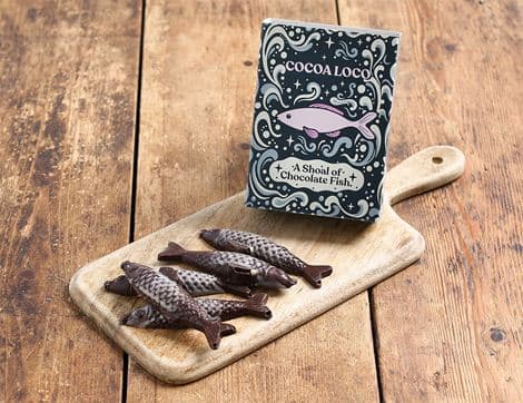 Dark Chocolate Fish Matchbox