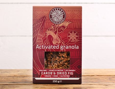 Carob & Dried Fig Activated Granola