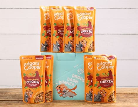 Drool Worthy Chicken, Wet Dog Food Pouches