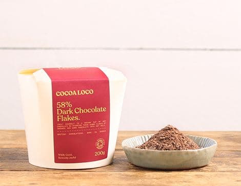 Dark Chocolate Drinking Flakes