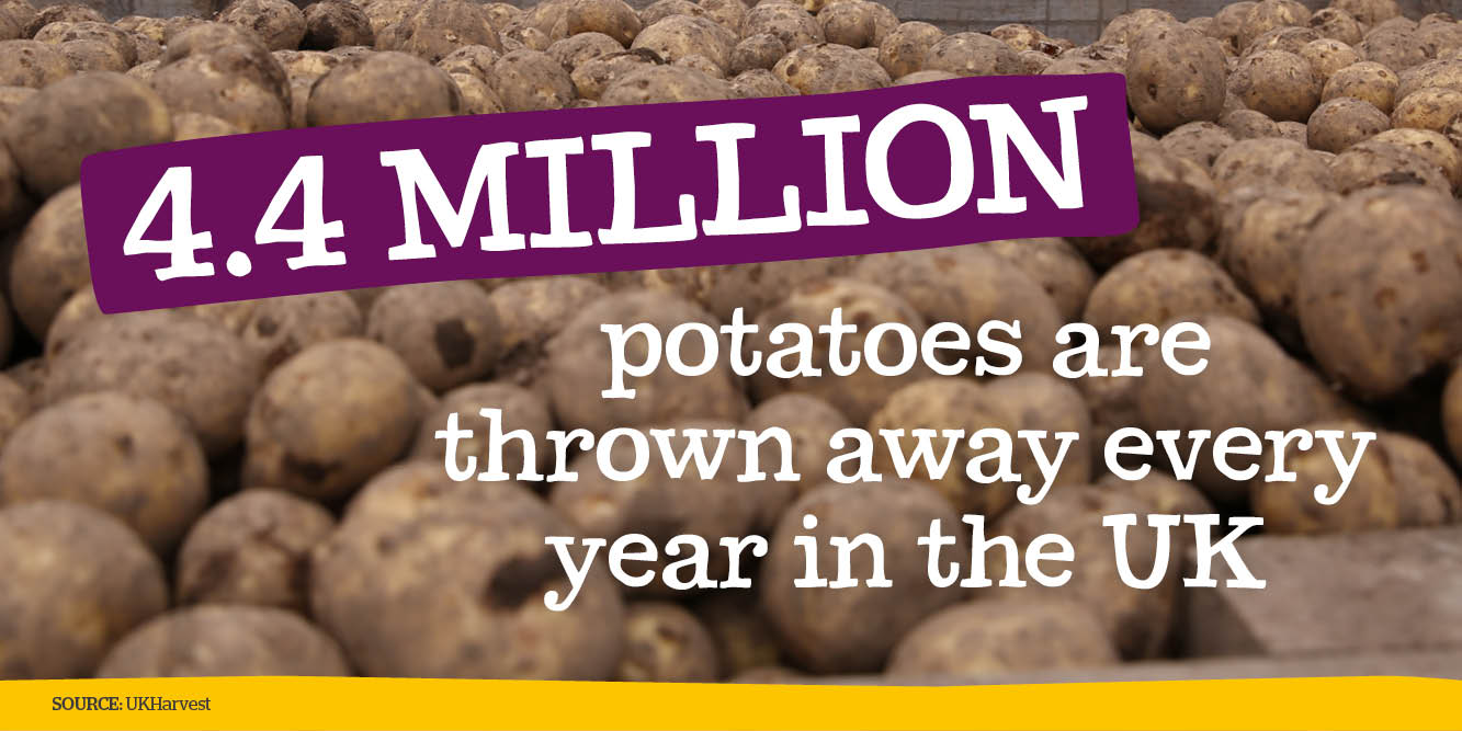 Potatoes wasted statistic