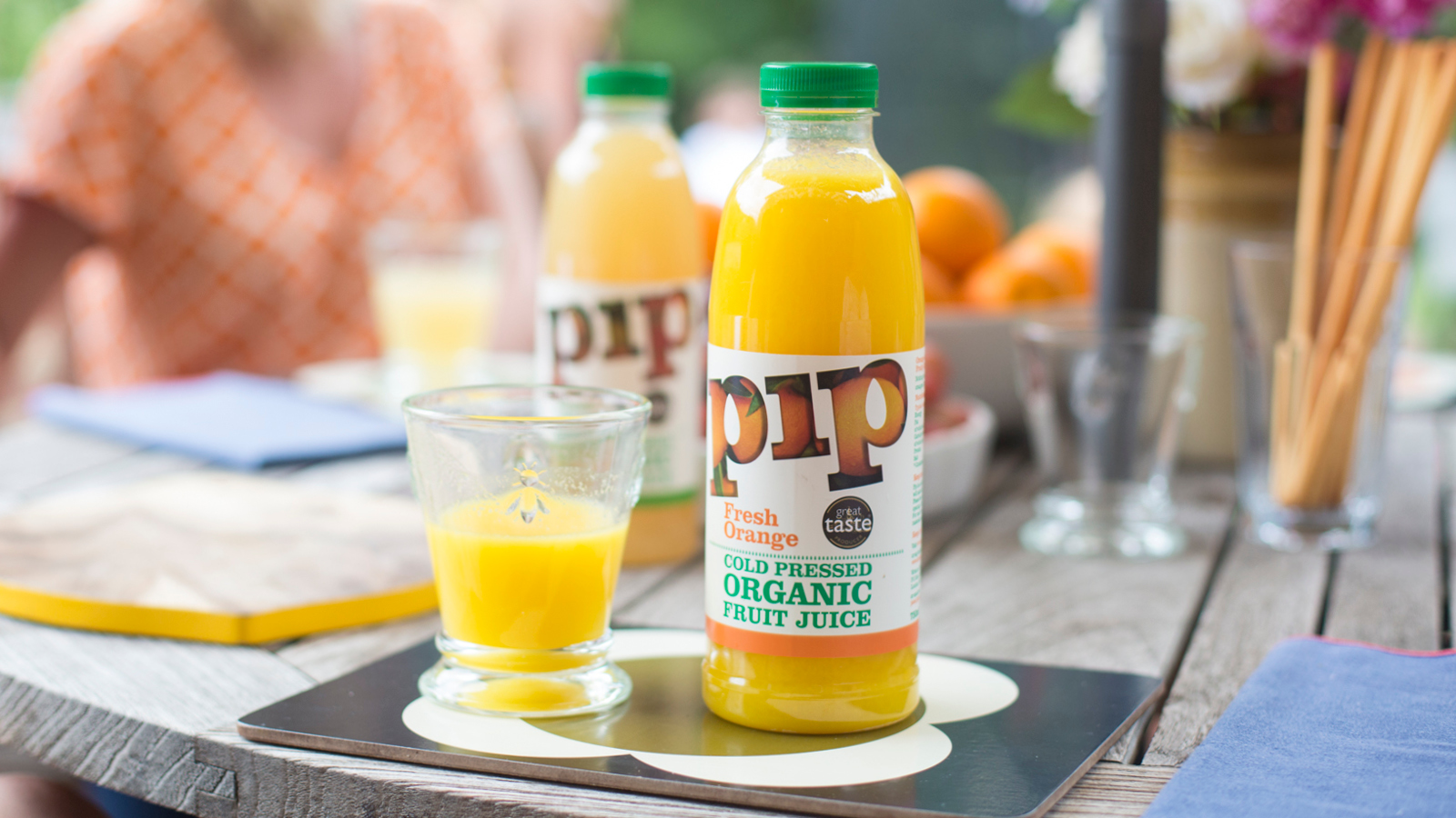 Pip bottled orange juice