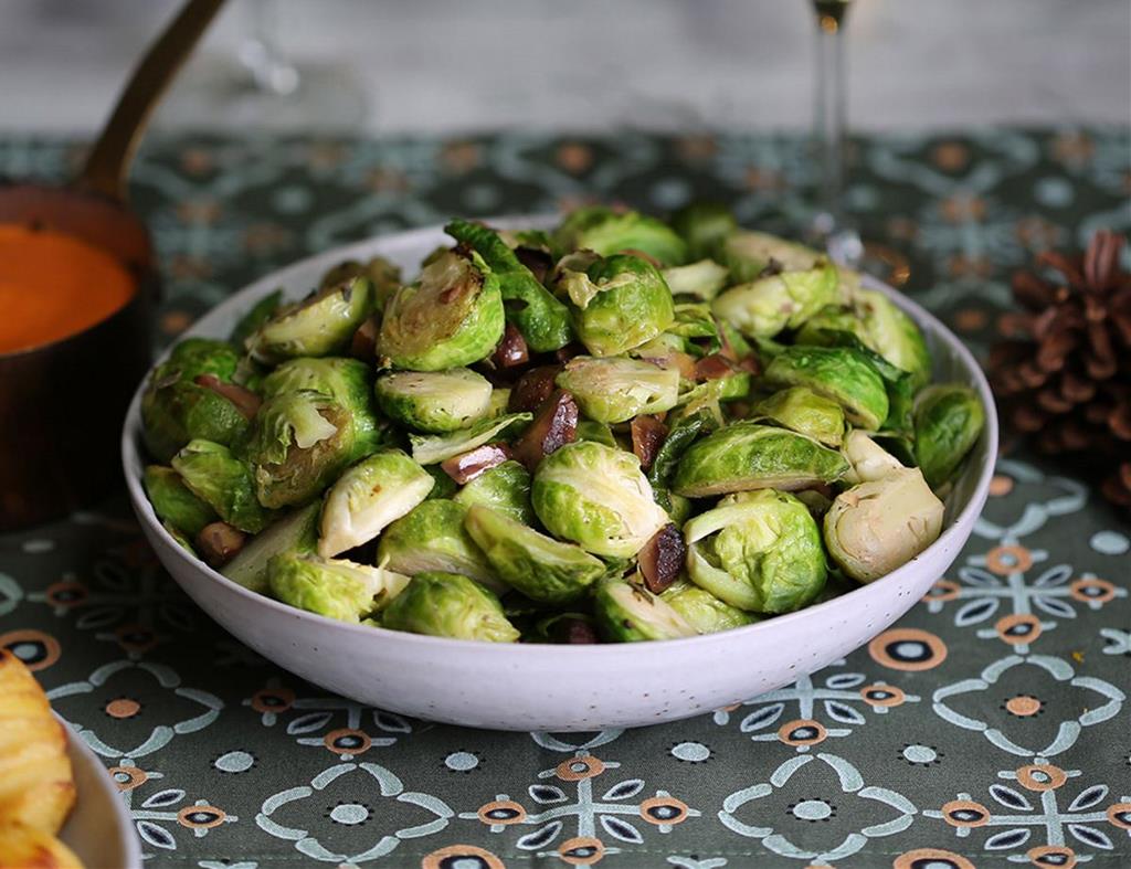 Brussels Sprouts with Chestnuts &amp; Sage