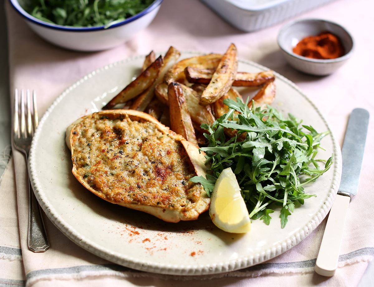 Parmesan Potted Crab 