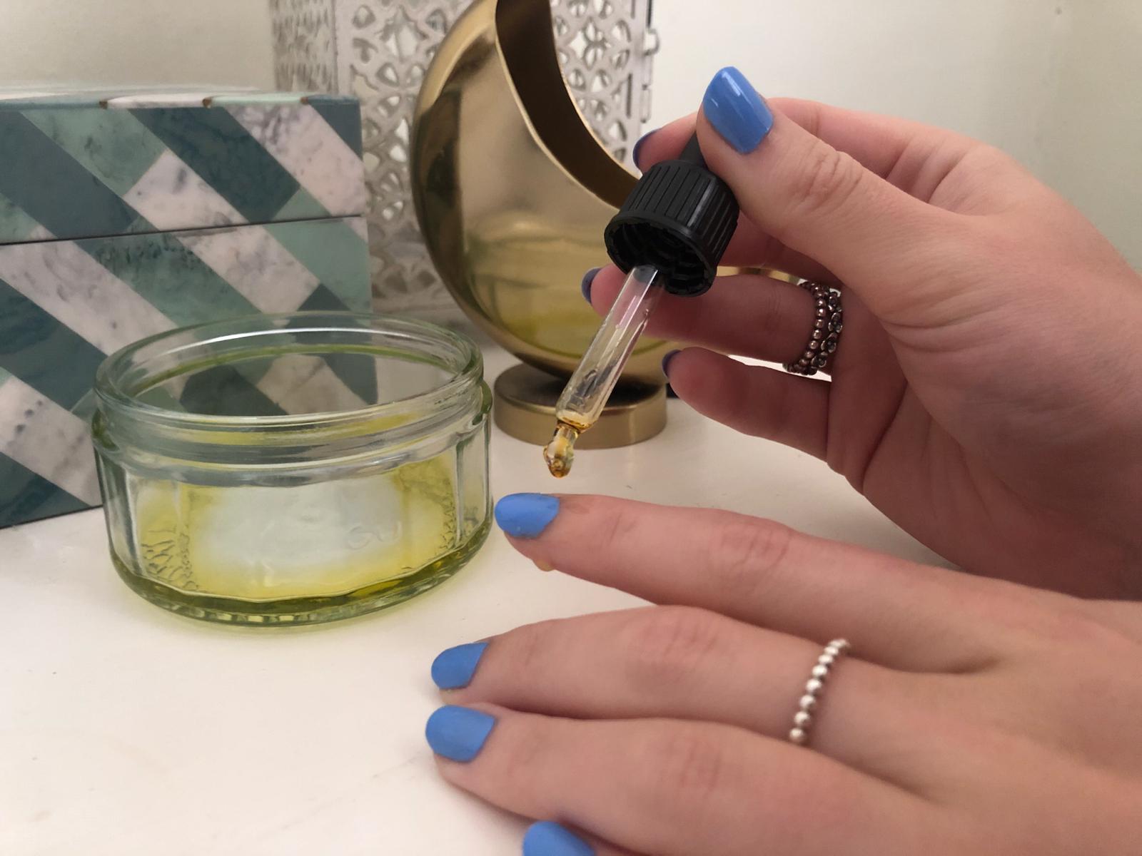 Olive oil nail treatment