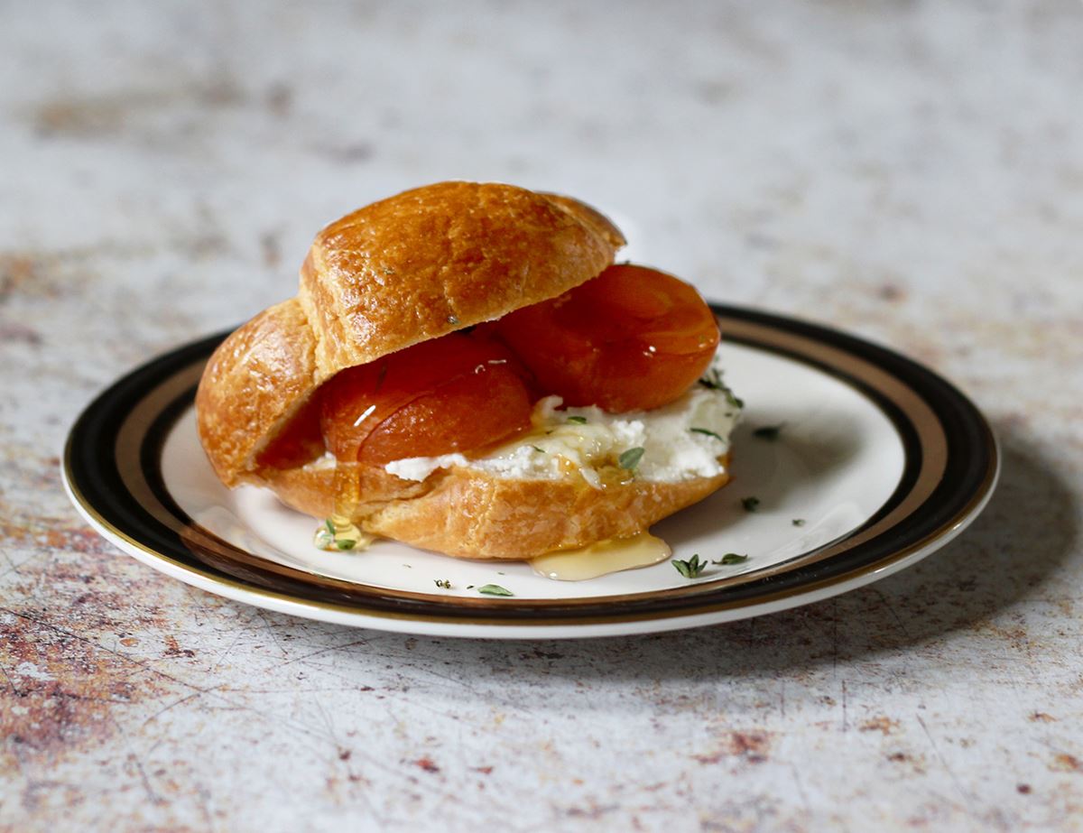 Apricot and Goat's Cheese Croissant