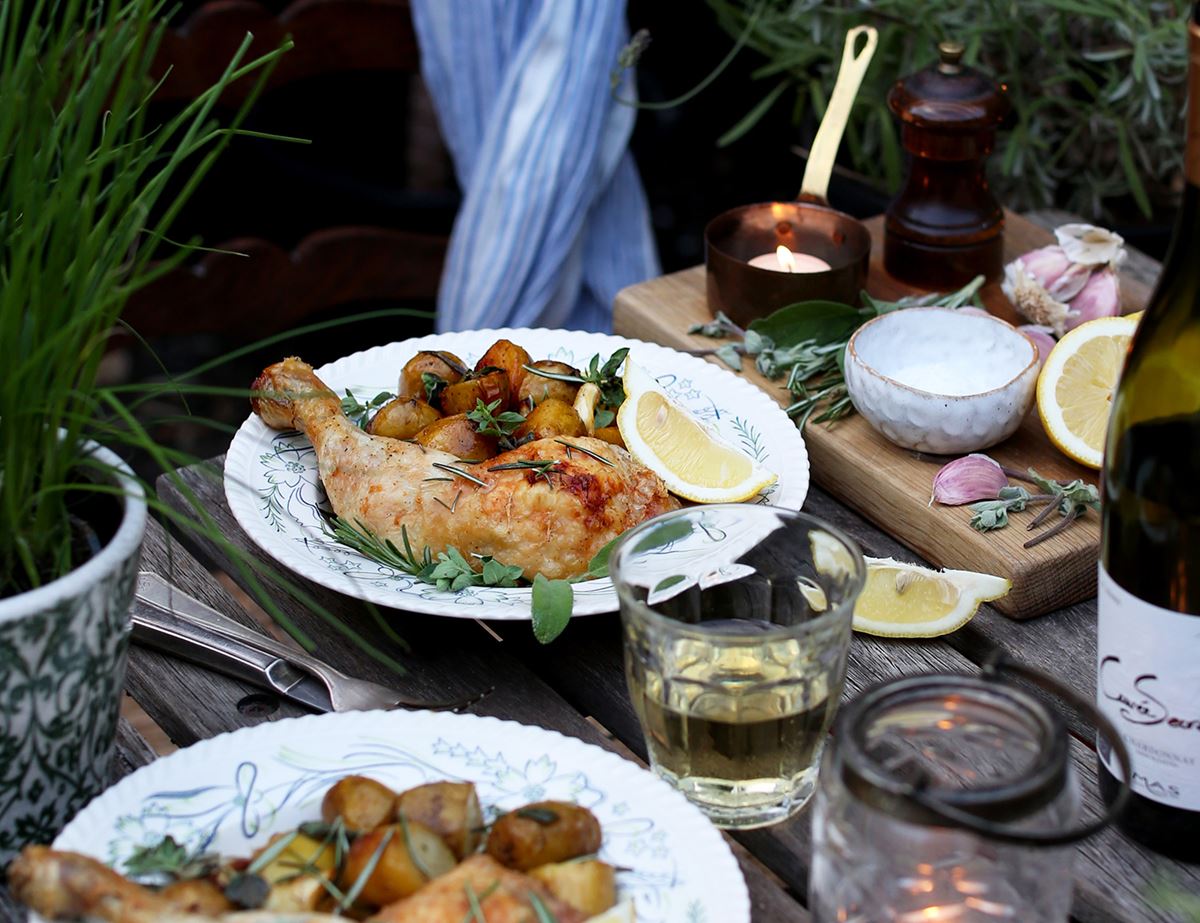 Garlic and Herb Roast Chicken