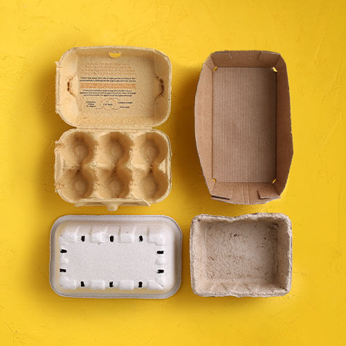 Punnets & Egg Boxes (cardboard or pulp)