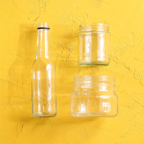 Glass jars