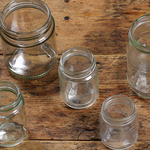 Glass jars