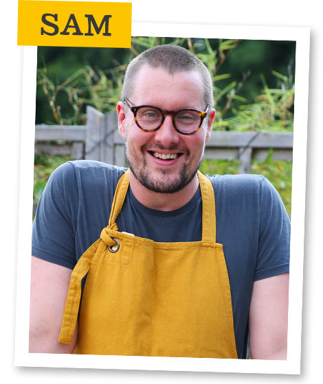 A portrait of recipe-writer, Sam