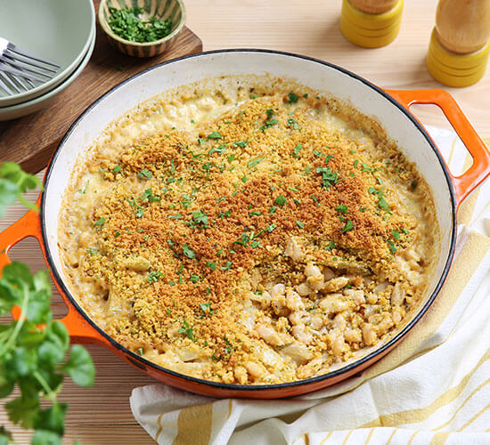 Fennel & Cannellini Bean Gratin