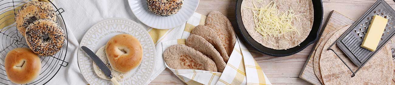 Bagels, Pittas, Wraps and Tortillas