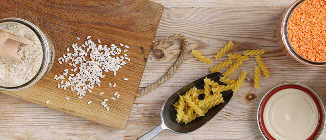 Rice, pasta & pulses