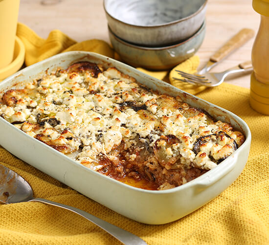 Lamb, Aubergine & Feta Pie