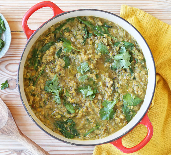 Spiced Courgette & Lentil Dal