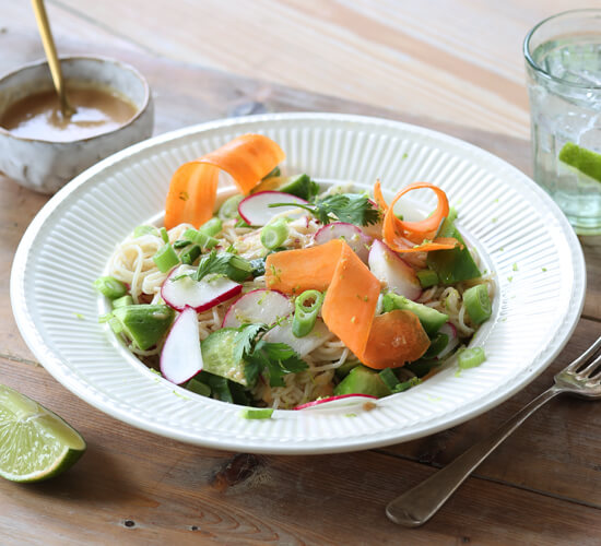 Thai-Inspired Noodle Salad with Peanut Dressing