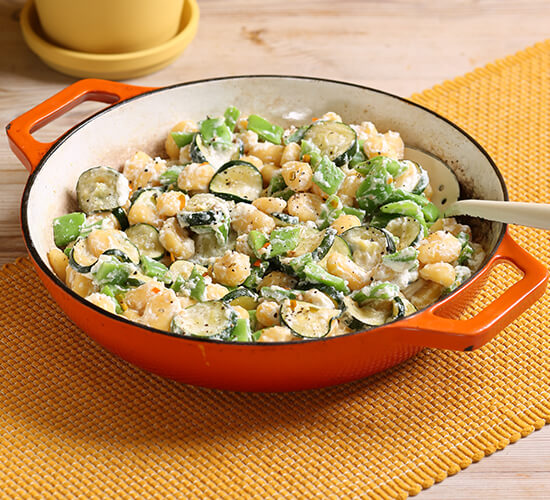 Courgette, Lemon & Ricotta Gnocchi