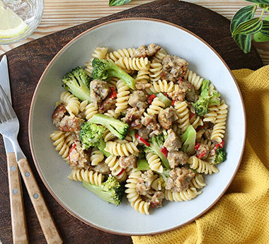 Spicy Sausage & Broccoli Fusilli