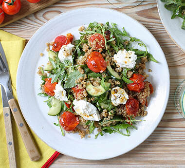Roasted Tomato, Ricotta & Quinoa Salad