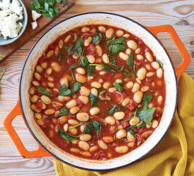 Greek-Style Baked Beans