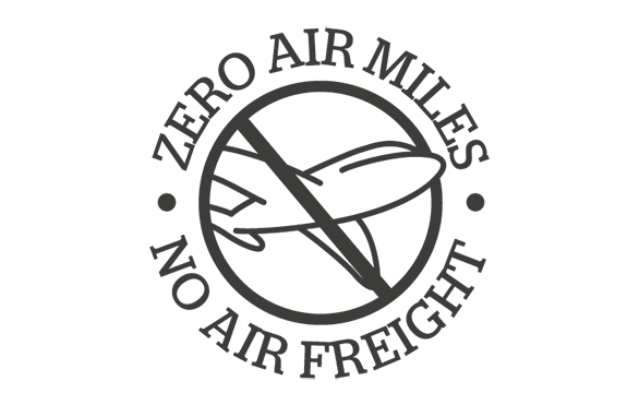An illustration of a zero air freight logo