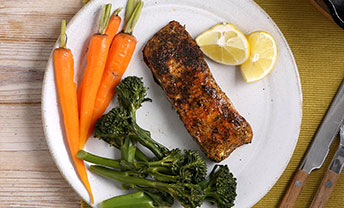Save 10% on sustainable salmon and scallops
