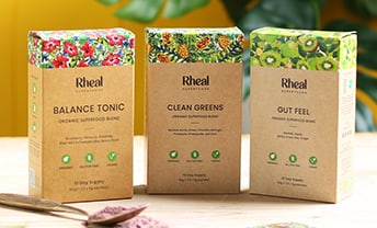 Save on Rheal Superfoods’ organic supplements and shots